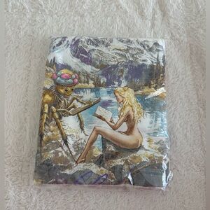 Suki Waterhouse Illustrated Spider and Girl Tee Shirt